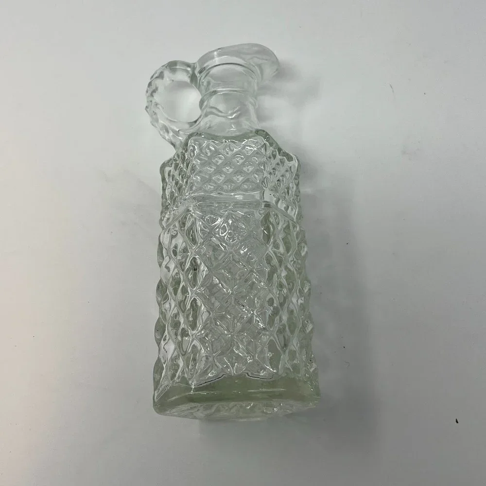 vintage anchor hocking wexford glass carafe pitcher clear